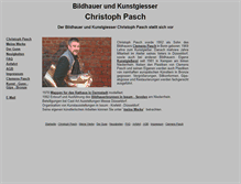 Tablet Screenshot of christophpasch.de